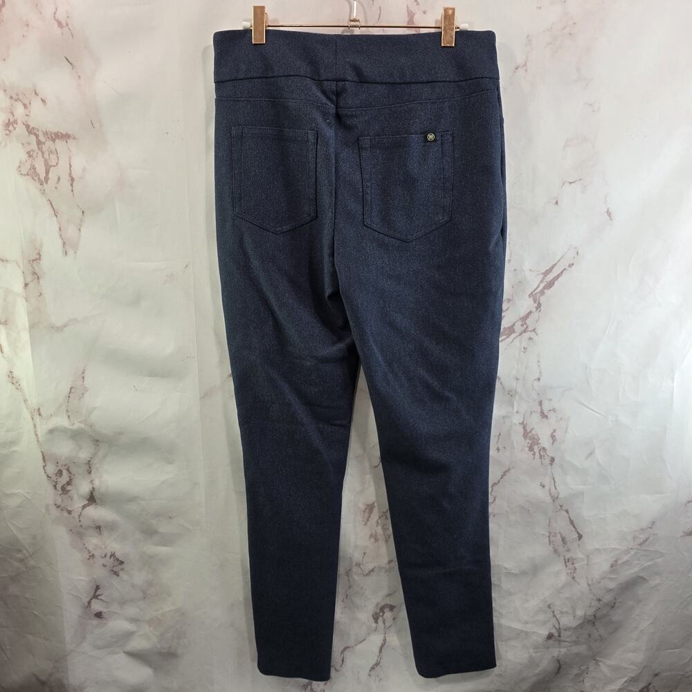 Honeylove Leggings Womens Large Blue Denim Indigo High Rise Crop Live Work